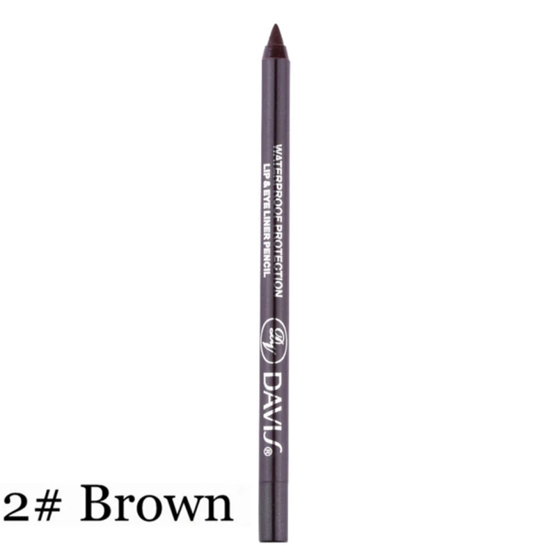20 цветов водонепроницаемый стойкий карандаш для глаз пигмент белая цветная подводка для глаз ручка для глаз косметический набор для макияжа