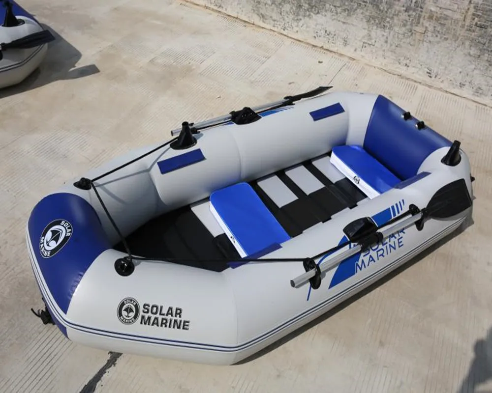 Bateau gonflable avec auvent et rames Intex Mariner, PVC, gris