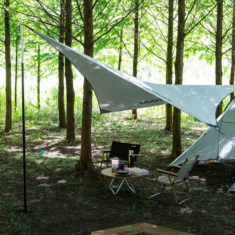 Naturehike shelter Алмазный с серебряным покрытием Небесный занавес Сверхлегкий, портативный Кемпинг непромокаемый солнцезащитный козырек