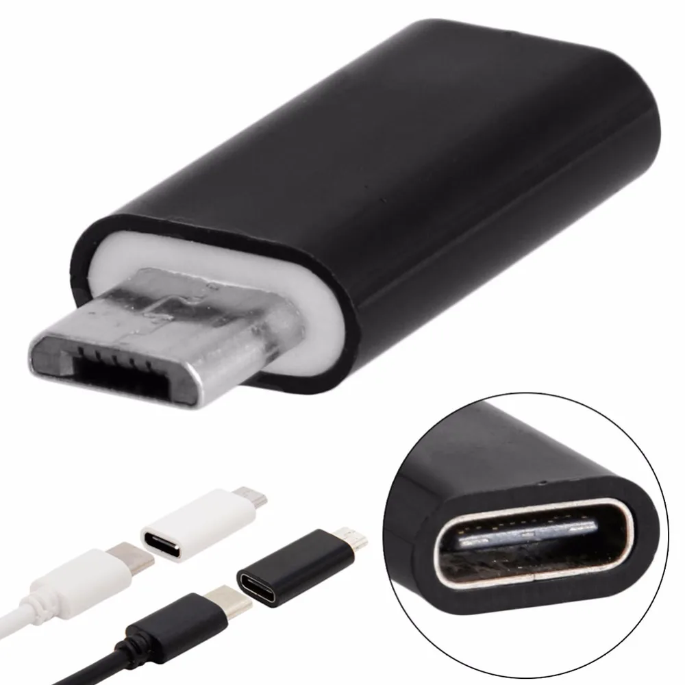 

Micro USB 2.0 5Pin Male Jack to USB 3.1 Type C Female Connector Data Adapter