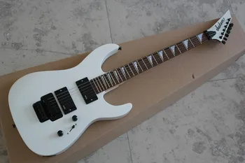 

Free Shipping Top Quality Vibrato white Jackson SL2H Soloist Electric Guitar With Active Pickups 9V Battery -1411-10