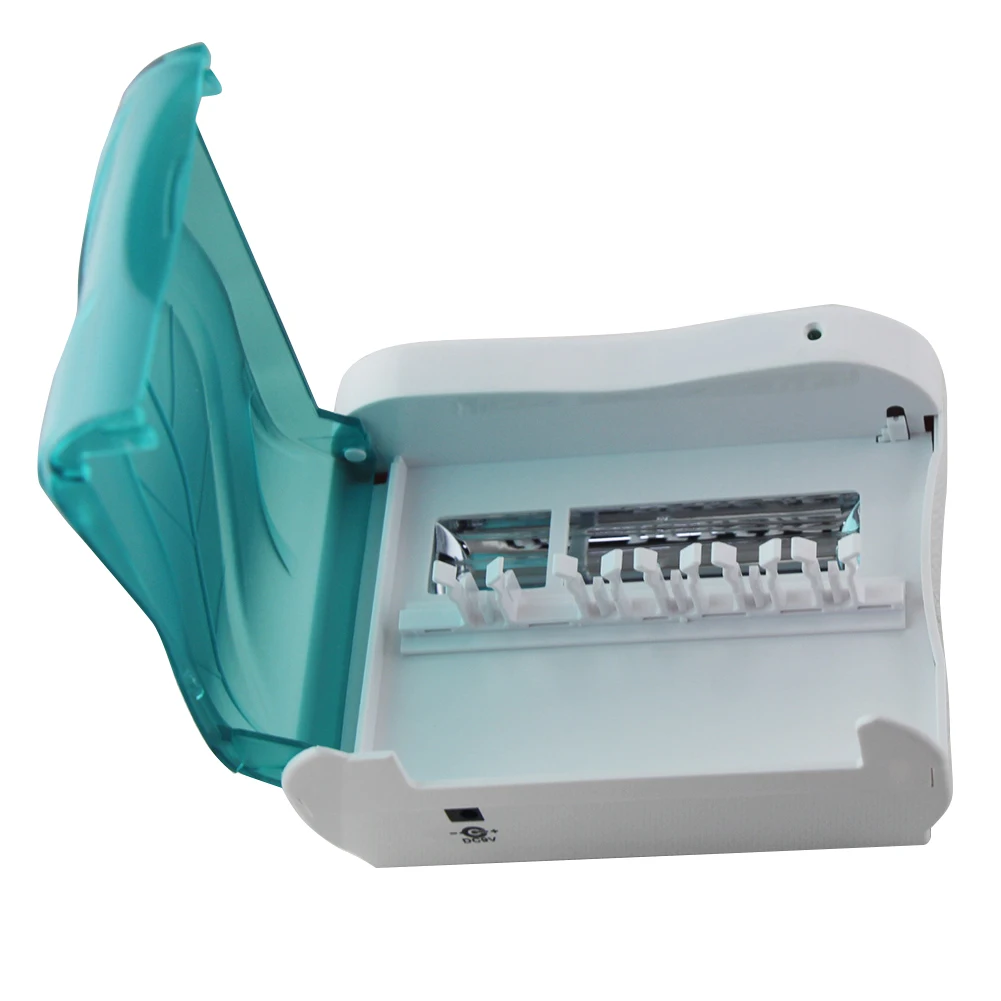Настенный УФ-светильник, держатель для зубной щетки, стерилизатор, очиститель, аксессуар для ванной комнаты, настенный, изготовлен из АБС-пластика, для окружающей среды