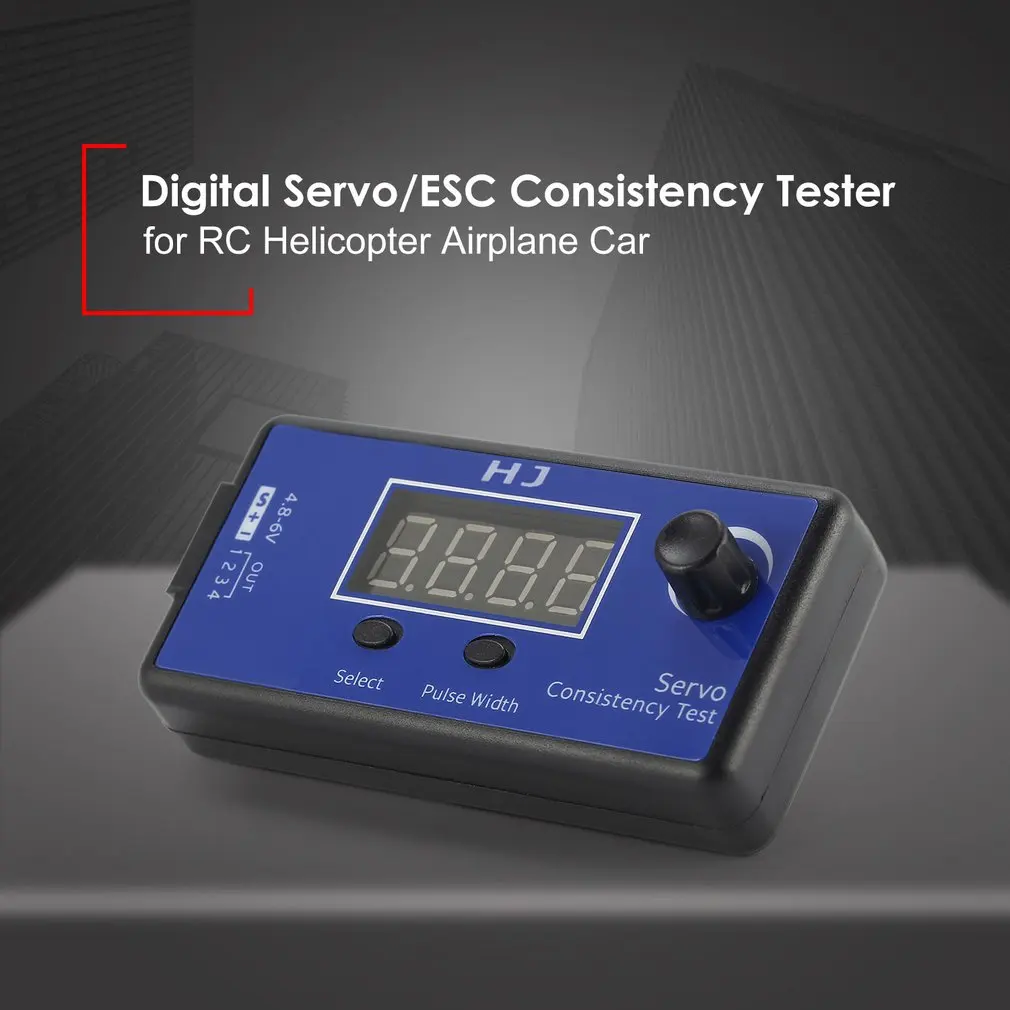 Geekstory HJ - Comprobador de consistencia digital RC para helicóptero RC, coche de avión Geekstory HJ - Comprobador de consistencia digital RC para helicóptero RC, coche de avión