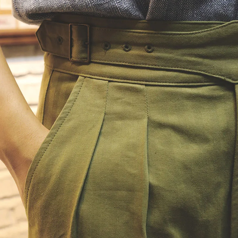 Hot Product CK-0006 mens  cotton casual military trousers mans vintage GURKHA PANTS