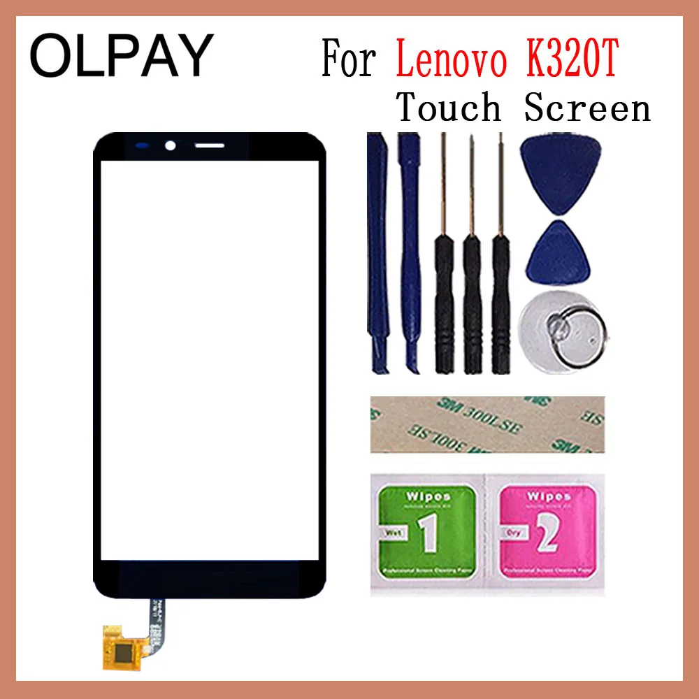 OLPAY 5," сенсорный экран сенсор для lenovo K320T K320 сенсорный экран стекло дигитайзер панель объектив сенсор инструменты Бесплатный клей+ салфетки
