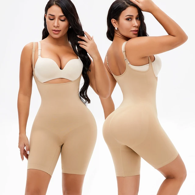 Large Size Woman Seamless Shapewear Slimming Bodysuit Open Crotch Corset  Waist Trainer Female Body Shaper Postpartum Underwear - AliExpress