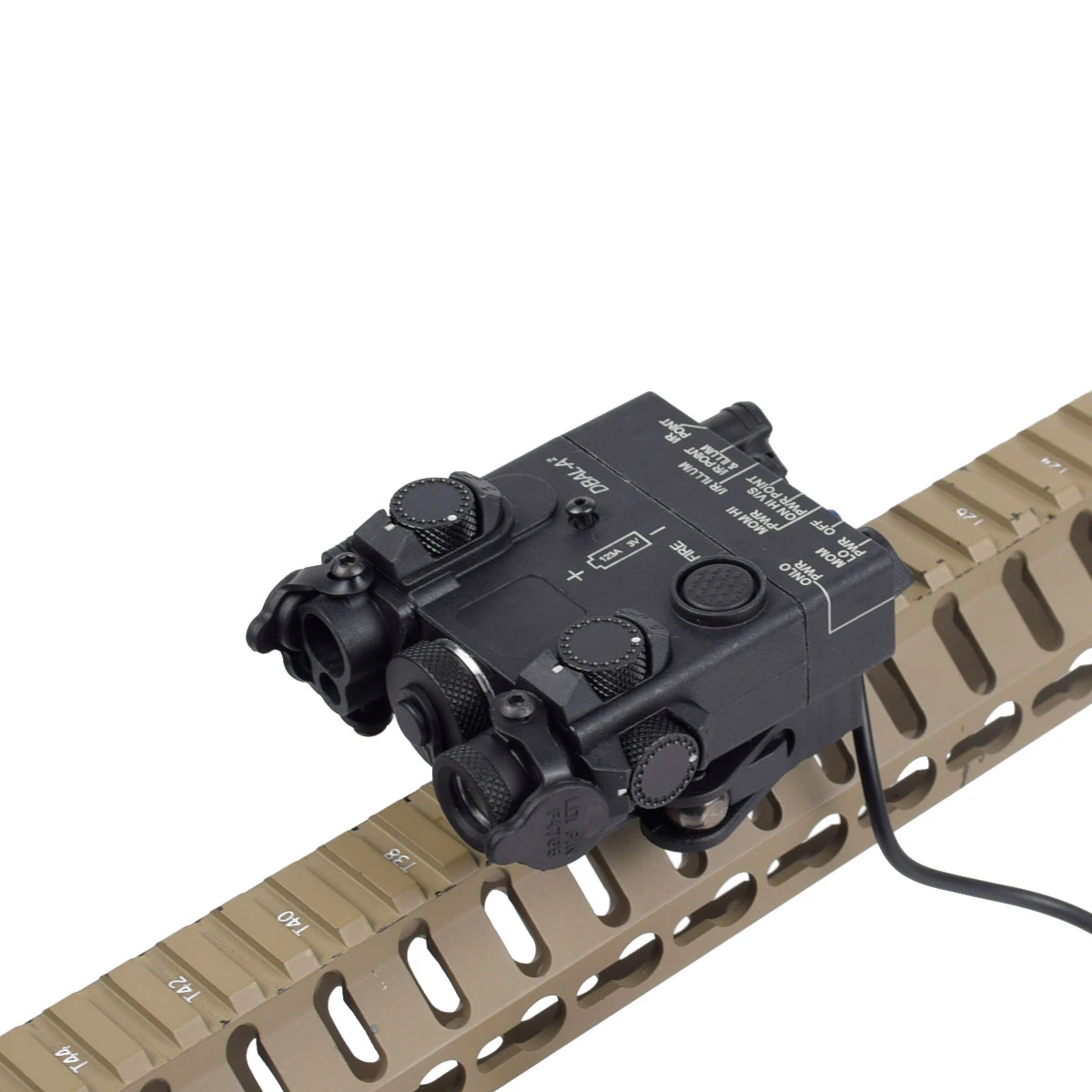 DBAL A2 PEQ15 Weapon Light Red Green Dot Laser Pointer Sight For Aiming