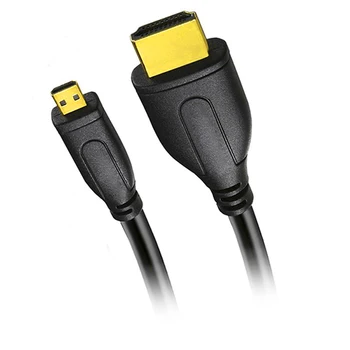 

4K Micro HDMI cable for Raspberry PI 4 Camera Tablets 6ft 1.8m HDMI A male to D male 4kX2K/60Hz HDCP 2.2