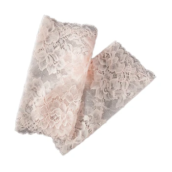 

Women's Thin Section Sunscreen Cover Scars Non-Slip Bridal Lace Gloves Ladies Short Floral Gloves