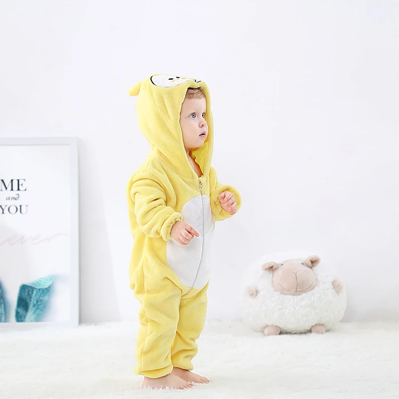 Желтый Детский комбинезон с попугаем; NewbornKawaii; одежда для маленьких девочек и мальчиков; комбинезоны; детская одежда; комбинезон для младенцев; Карнавальный костюм для вечеринок