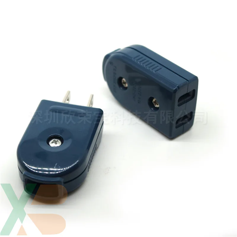 American Standard 90-Degree Rotary Power Plug and Socket with Two Flat Pins