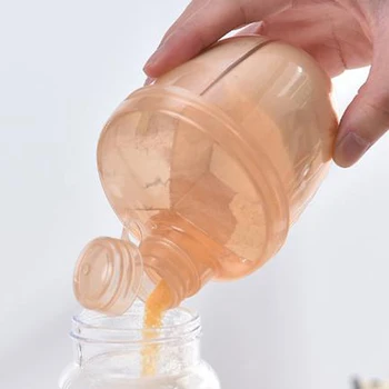 

3 Grid Baby Kids Infant Toddler Food Feeding Storage Boxes Holder Portable Travel Outdoor Leakproof Milk Powder Dispenser