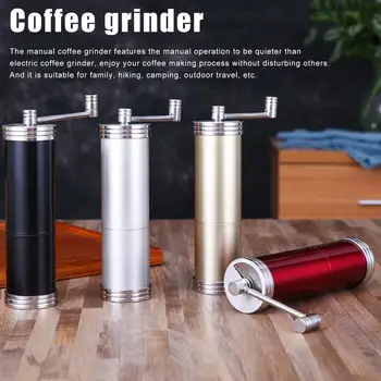 

Stainless Steel Mini Coffee Grinder Mini Stainless Steel Hand Manual Handmade Coffee Bean Burr Grinders Mill Kitchen Tool