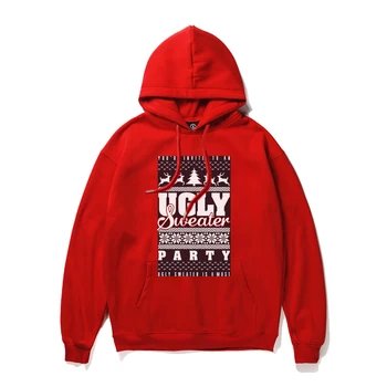 

Hip Hop Mens Hoodie Sweatshirt Snowflake Santa Claus Print Harajuku Hoodie Streetwear 2019 Autumn Casual Black Red Yellow Cotton