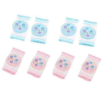 

Cute Baby Knee Pads Walking Kneepads for Crawling Memory Foam Pad Cushion Toddler Crawling Knee Pads Cat Style