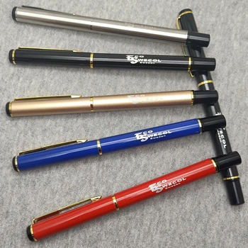 

GEL pen with name wedding giveaway gifts company event giveaways custom free with your logo text gold clip gel pen