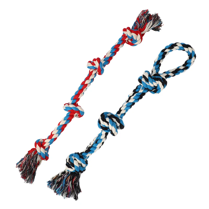 

Pet Toy New Big Dog Bite and Molars Training Decompression Cotton Rope Dog Toy Set
