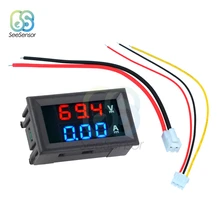 Dc 100V 10A 50A 100A Digitale Voltmetro Amperometro Doppio Display a Led Pannello Volt Amp Tester di Tensione di Corrente Tester Detector