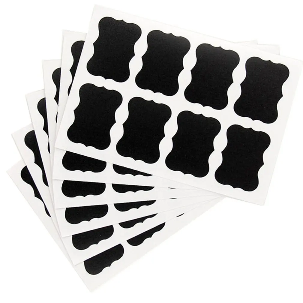 

QFT325 Creative Black Label Post Message Post Note Small Blackboard Label Bottle Label Sticker