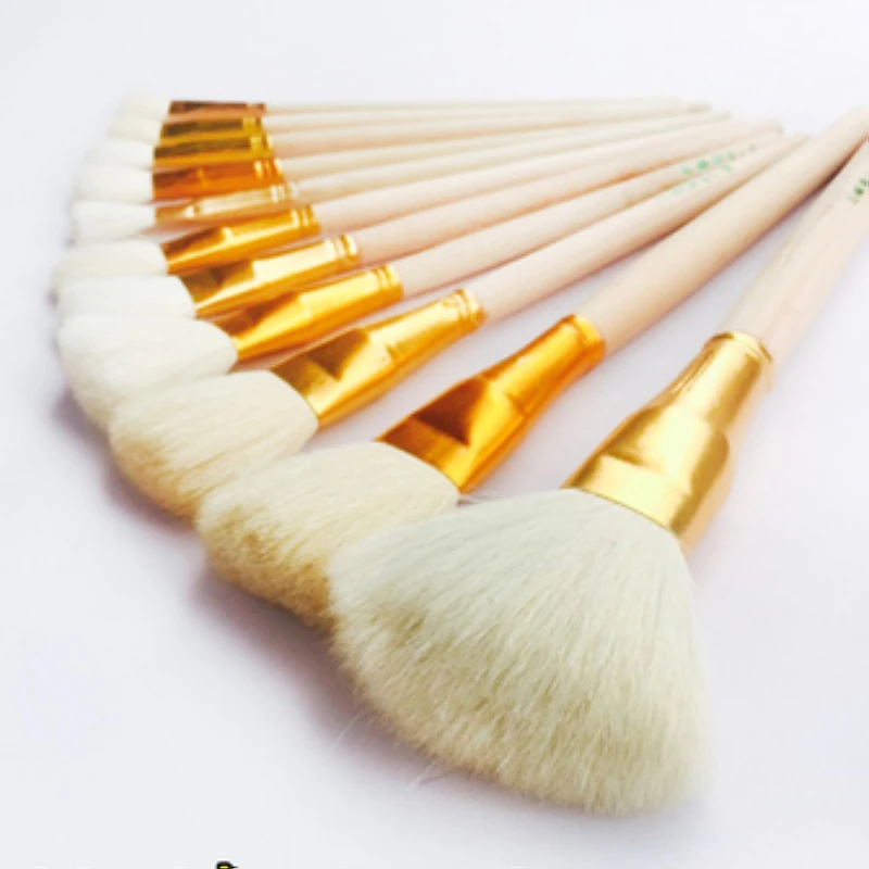 7pcs Wool Brush in Different Sizes Gold Leaf Tool Soft and Smooth Wool