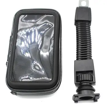 

Adjustable Portable Universal Waterproof Motorcycle Rearview Mirror GPS Holder Phone Bracket Stand New hot sale
