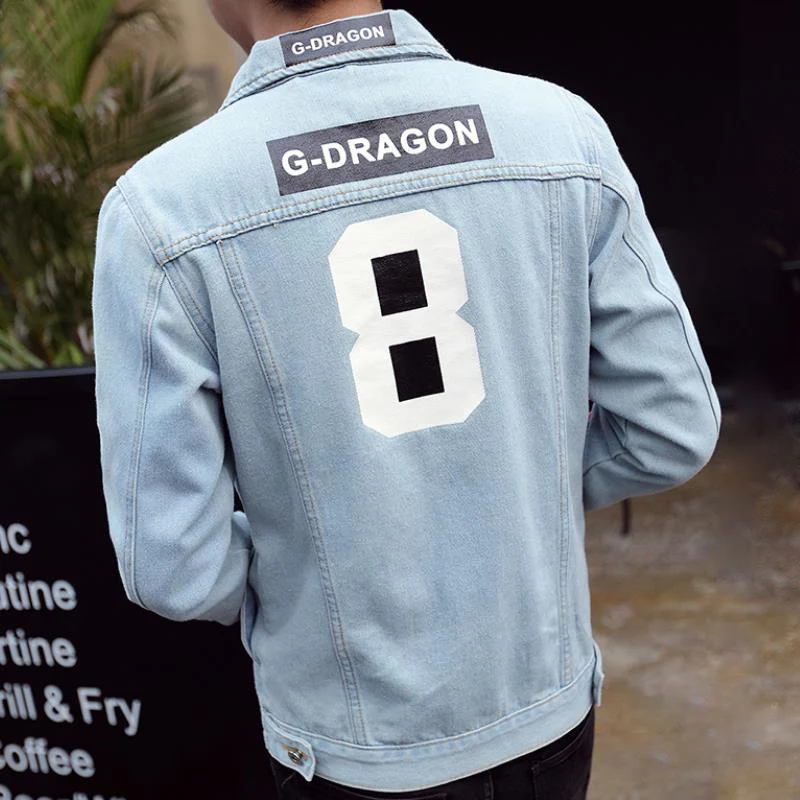 Мужские куртки 2020 новые высококачественные джинсовые ковбойские облегающие