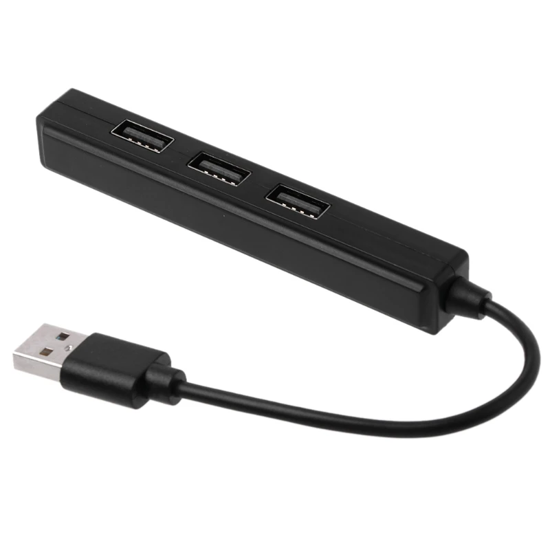 

USB 2.0 3 Ports Hub With 3.5mm Sound Card Output for PC Laptop Windows