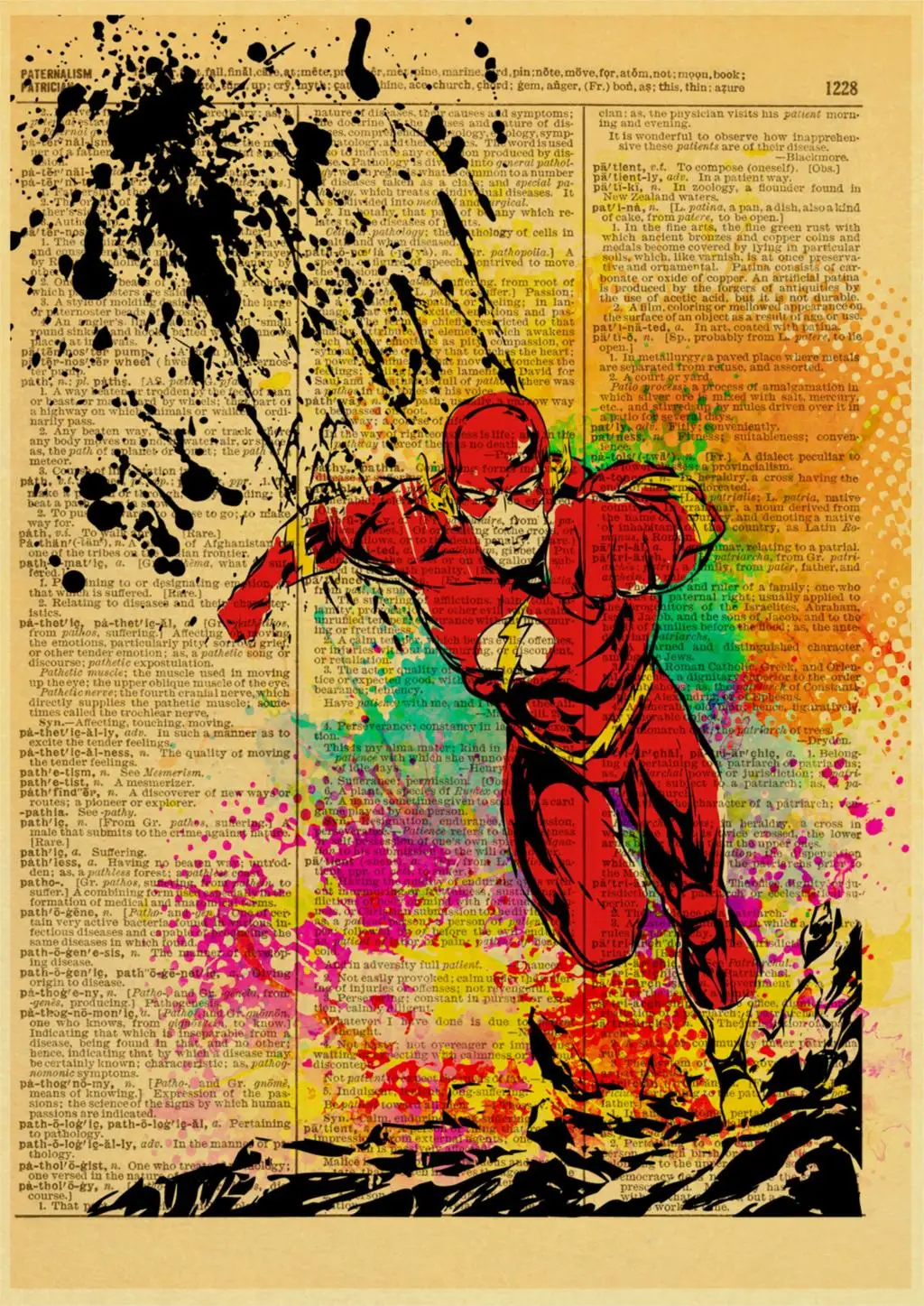 Фильм Marvel Super Heroes персонажи винтажные плакаты крафт обои Высококачественная картина украшение дома/бара