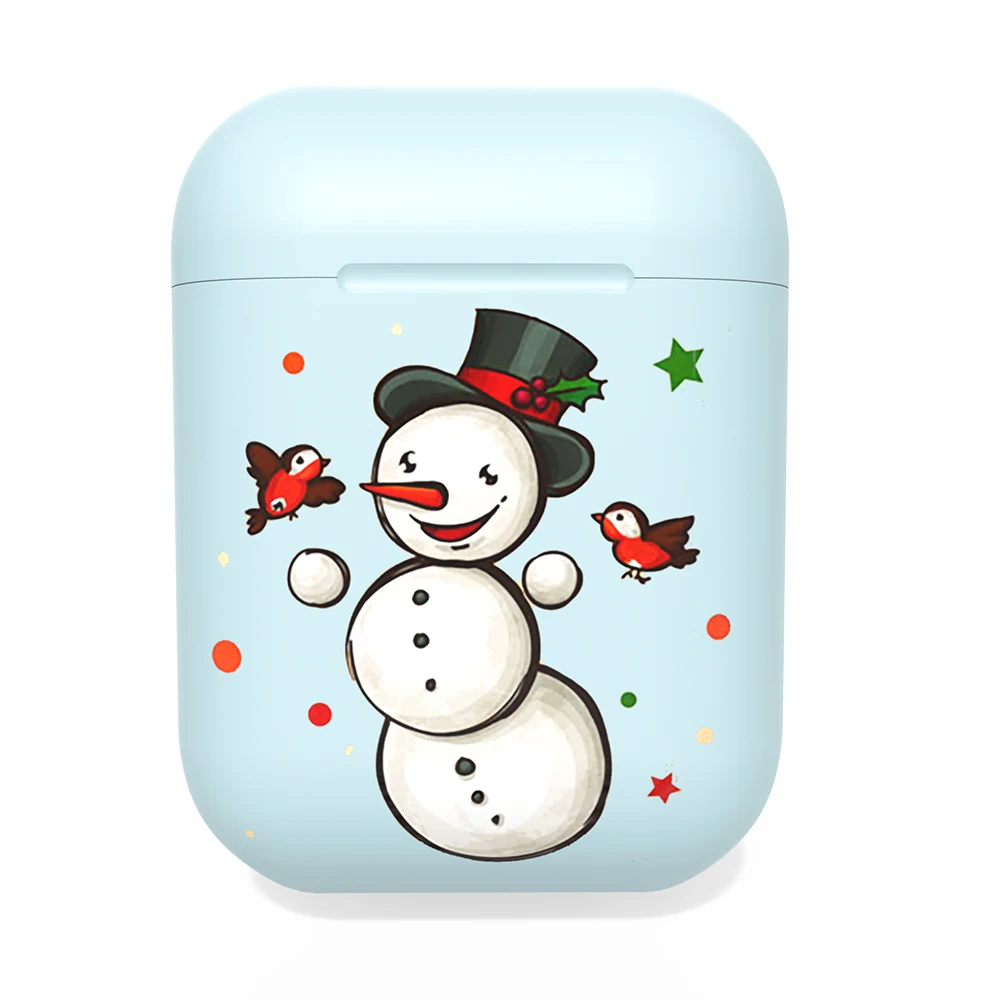 Snowman BL Новые I12 TWS Max Bluetooth наушники 5,0 Bluetooth гарнитура Беспроводные наушники с микрофоном Siri для телефона - Цвет: Snowman BL