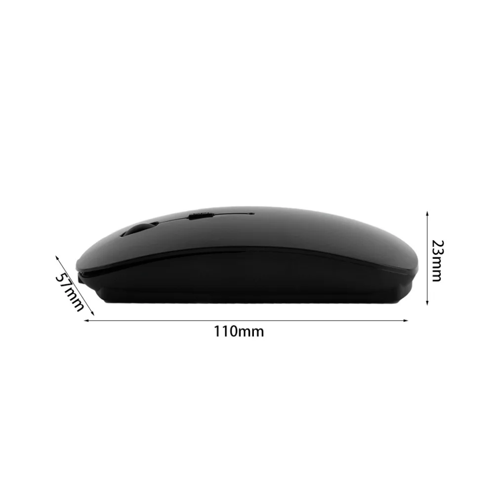 Портативная перезаряжаемая Bluetooth 3,0 игровая беспроводная мышь для ноутбука, ПК, планшетов, компьютера, регулируемая мышь 1200 dpi, VML-09