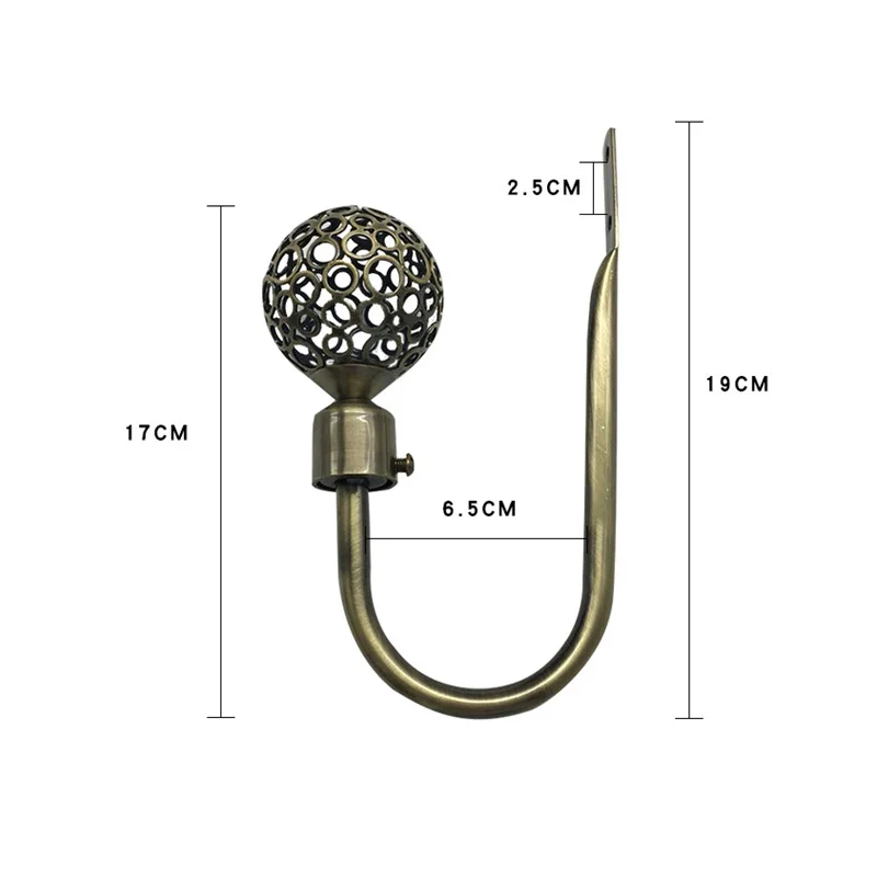 2 шт. держатель для штор Tieback Крючки завязка для спальни шторы на окна для гостиной украшения аксессуары держатель металлический крюк для штор