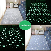 Newest Living Room Luminous Plush Rug Thick Carpet Children Bed Room Fluffy Floor Carpets Bedside Bed Home Decor Rug Sofa Velvet 1
