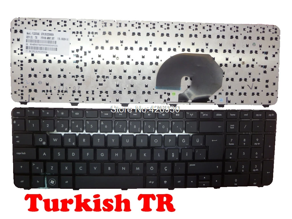 Клавиатура для ноутбука HP DV7 6000 639396 291 634016 051 SN5111 SG 46200 2VA MH с рамкой черный новый|laptop