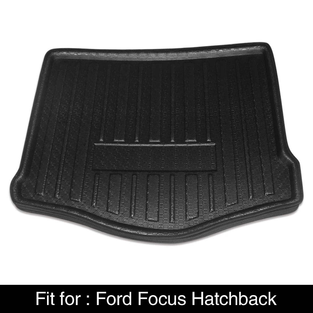 

Uxcell для хэтчбека Ford Focus 2005-2012, подкладка для багажника автомобиля, поднос для груза, черный поднос для багажника, подкладка для багажника, коврик для пола