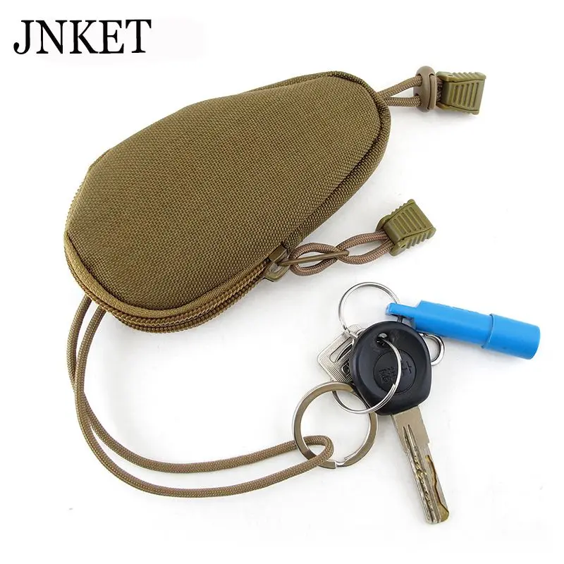 JNKET уличный EDC-кошелек для ключей армейский чехол мини-кошелек монет брелок с