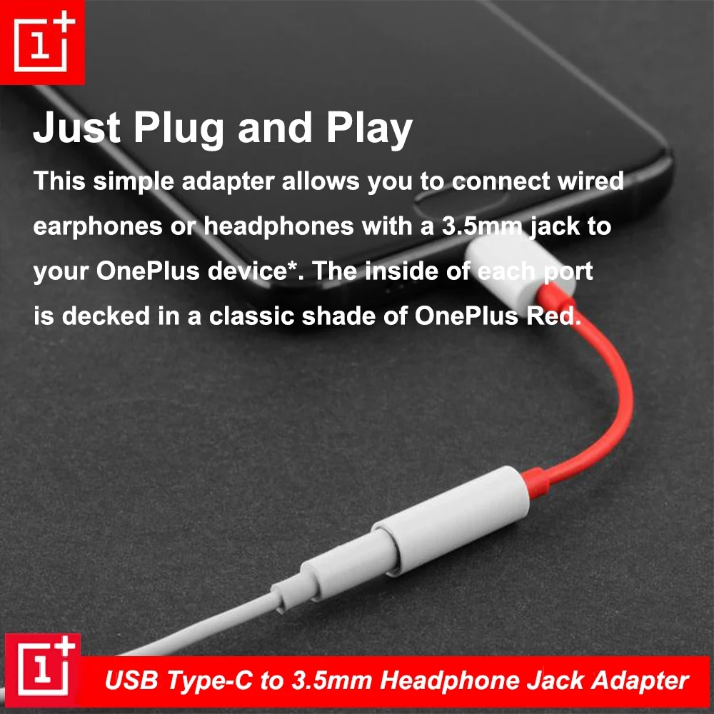 Original Oneplus Type c To 3.5Mm 