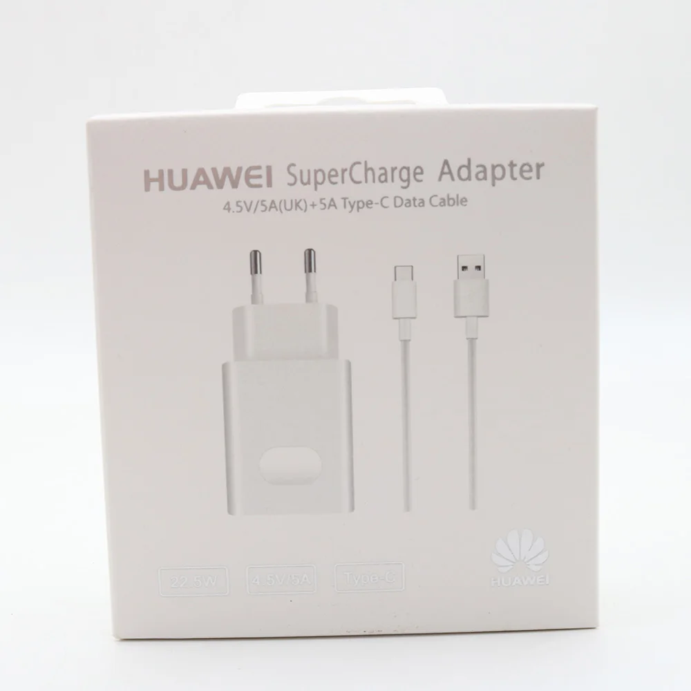 EU charger set Оригинальное зарядное устройство huawei P20 pro, 5 В/4,5a, супер зарядное устройство, адаптер для p10 p20 honor 10 mate 9 10 20 Pro v10 v20 note 10 - Тип штекера: EU charger set