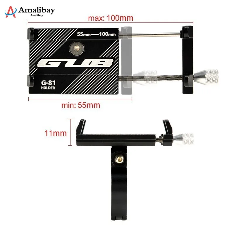 Adjustable Anti-Slip Mobile Phone Stand Holder for Xiaomi M365 Pro Electric Scooter Qicycle EF1 Handlebar Mount Bracket Rack Adjustable Anti-Slip Mobile Phone Stand Holder for Xiaomi M365 Pro Electric Scooter Qicycle EF1 Handlebar Mount Bracket Rack