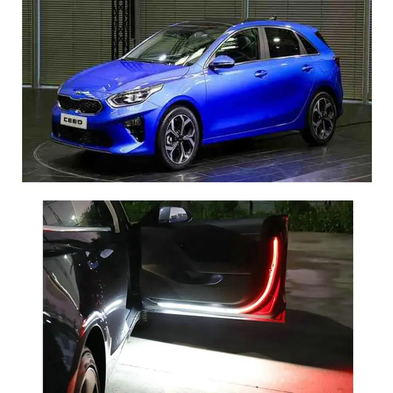 Led Car Openning Door Warning Light For Kia Rio Ceed Sportage Cerato