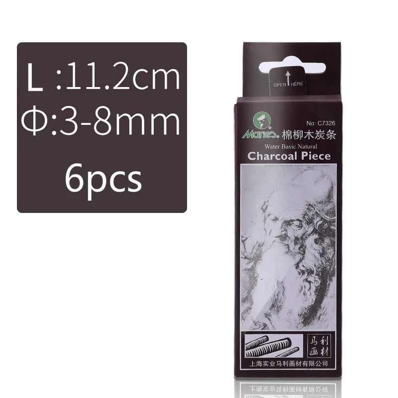 Marie's угольный карандаш Dibujo профессиональный набор De Lapices Profesionales Carboncillos Para Dibujar Woodless Lapiz углеродный карандаш - Характеристики: A