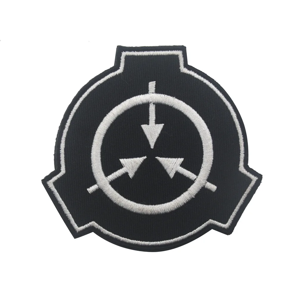 Вышитый крючок и петля SCP патч, scp патчи для джинсов, нашивки значки аппликации патчи для одежды AD-303 - Цвет: Антикварный цинк