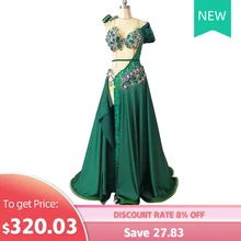 Высококачественный костюм для танца живота, Женская Высококачественная цельная широкая юбка, костюм для восточных танцев