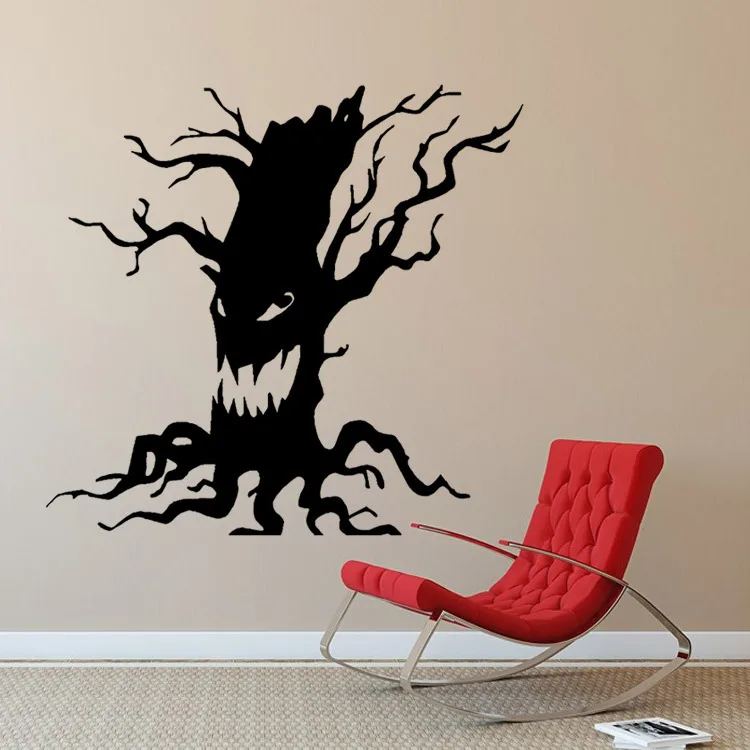 Magic Trunk Halloween Shop Glass Window Stickers Wall Stickers Halloween Trunk Decoration
