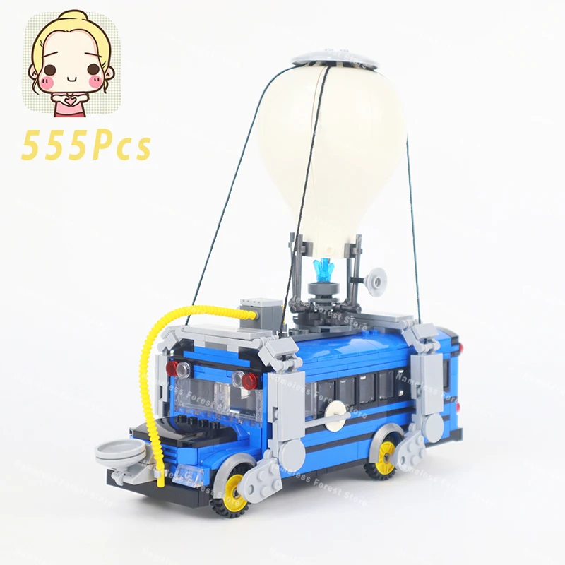 Bloques de construcción Mini para niños, juguete de ladrillos para armar Mini autobús aéreo, Serie Técnica educativa, ideal para regalo, MOC 500 + Uds.