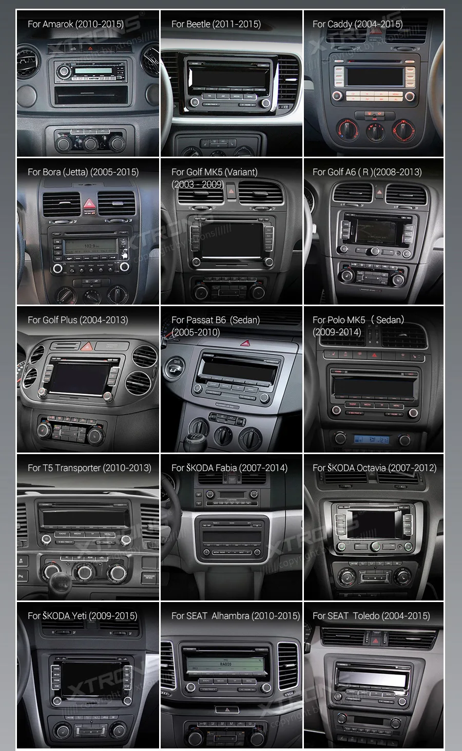Best 9" Android 9.0 Pie OS Car Multimedia GPS Radio for Seat Altea 2004-2015 & Seat Altea XL 2007-2015 & Seat Alhambra 2010-2016 3