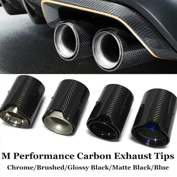 

1 Piece M Performance carbon fiber Exhaust Tip punta de escape muffler pipe Auspuffspitze car-styling