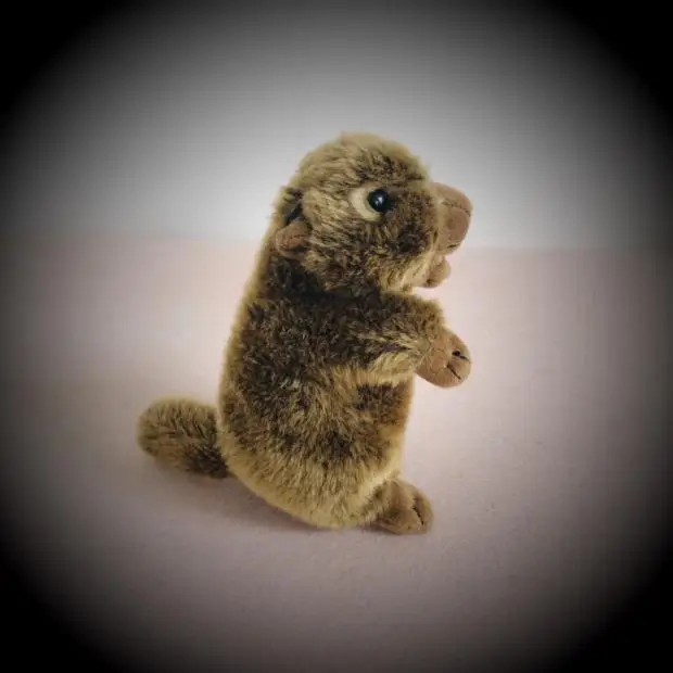 Сидящий мини Marmot плюшевые игрушки Моделирование гигантский кальмар мягкие игрушки милые плюшевые игрушки-животные для детей Подарки для девочек