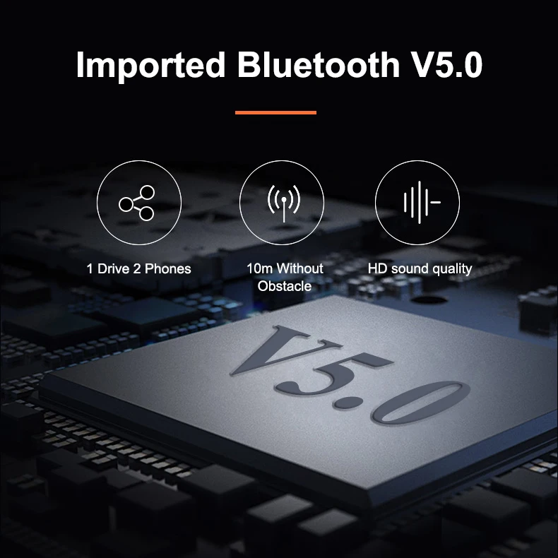 A1 наушники Bluetooth V 5,0+ EDR активный шумоподавление 4D звук водонепроницаемый долгое время играть с микрофоном для спортивных наушников
