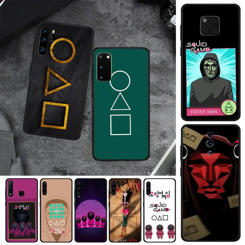 Squid Game Circle Jung Ho Jonhoo Front Man Phone Case For OPPO F 1S 7 9 K1 A77 F3 RENO F11 A5 A9 A73S R15 REALME Pro | Мобильные