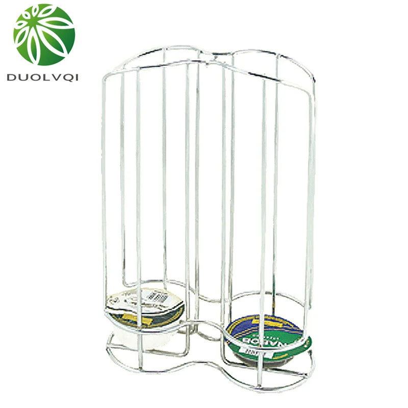 Duolvqi капсулы Кофе Pod держатель металлическая подставка Дисплей стеллаж для